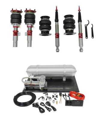 TruHart - TruHart TH-H1014-1+TH-MM02 Air Struts w/Element for 17-21 Honda Civic Hatchback