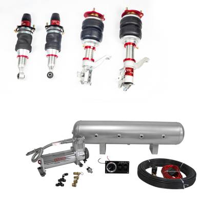 TruHart - TruHart TH-H1011+TH-MM02 Air Struts w/Element for 02-06 Acura RSX 01-05 Civic