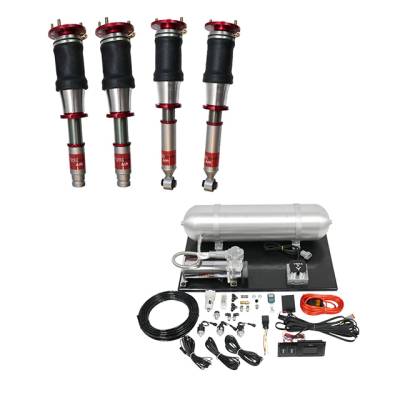 TruHart - TruHart TH-H1006+TH-MM02 Air Struts w/Element for 97-99 Acura CL 90-97 Accord
