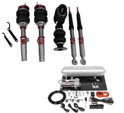TruHart - TruHart TH-V1003+TH-ME01 Air Struts w/Evo Mgmt for 05-19 Volkswagen