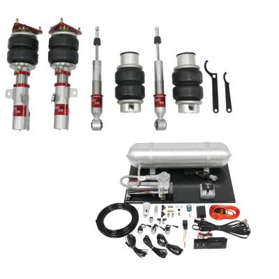 TruHart - TruHart TH-T1009+TH-ME01 Air Struts w/Evo Management for 18-21 Toyota Camry FWD