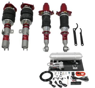 TruHart - TruHart TH-T1003+TH-ME01 Air Struts w/Evo for 03-19 Corolla Matrix Vibe