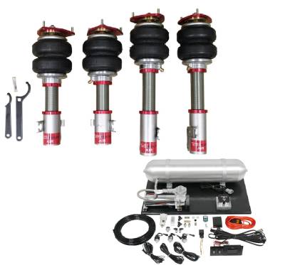TruHart - TruHart TH-S1002-1+TH-ME01 Air Struts w/Evo for 05-07 Subaru Impreza WRX Sti