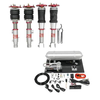 TruHart - TruHart TH-M1004+TH-ME01 Air Struts w/Evo Management for 07-18 Mitsubishi Lancer