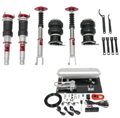 TruHart - TruHart TH-I1002+TH-ME01 Air Struts w/Evo Management for 06-10 Infiniti M35 RWD