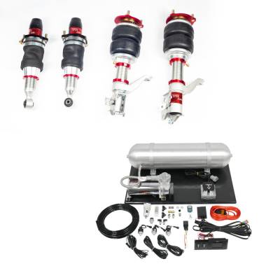 TruHart - TruHart TH-H1011+TH-ME01 Air Struts w/Evo for 02-06 Acura RSX 01-05 Civic