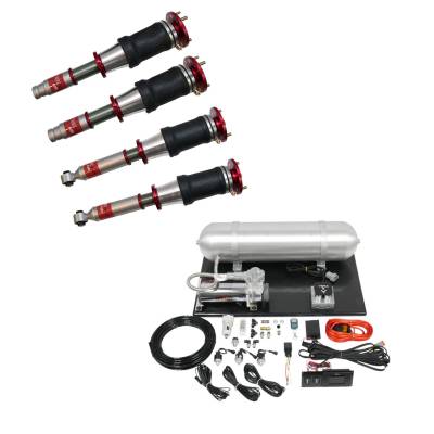 TruHart - TruHart TH-H1007+TH-ME01 Air Struts w/Evo 01-03 Acura CL 98-03 TL 98-02 Accord