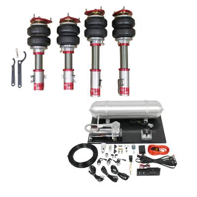 TruHart - TruHart TH-T1007+TH-ME02 Air Struts w/Evo-BT for 02-12 Camry Lexus ES350