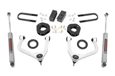 Rough Country Suspension Systems - Rough Country 110530 3.5" N3 Suspension Lift Kit 20-26 GMC Sierra 1500 2WD/4WD
