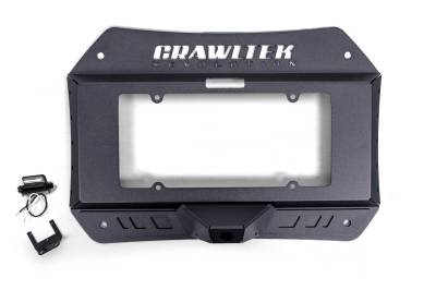 Crawltek Revolution - Crawltek CWLJL38001 Tailgate Plate License Plate Relocation for Jeep Wrangler JL