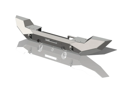 Crawltek Revolution - Crawltek CWLJL10301 Full Width Front Bumper Pyro for 18+ Jeep Wrangler JL JT