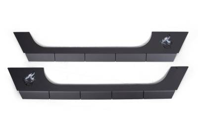 Crawltek Revolution - Crawltek CWLJK40111 Rocker Cladding Alum for 07-18 Jeep Wrangler JK 2DR