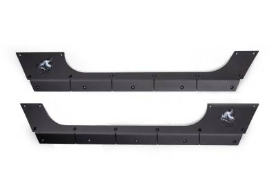 Crawltek Revolution - Crawltek CWLJK40101 Rocker Body Cladding for 07-18 Jeep Wrangler JK 2DR