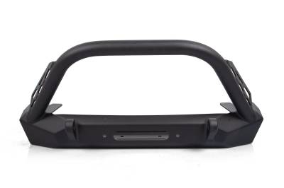 Crawltek Revolution - Crawltek CWLJK11021 Front Winch Bumper w/Flat Stinger for 07-18 Jeep Wrangler JK