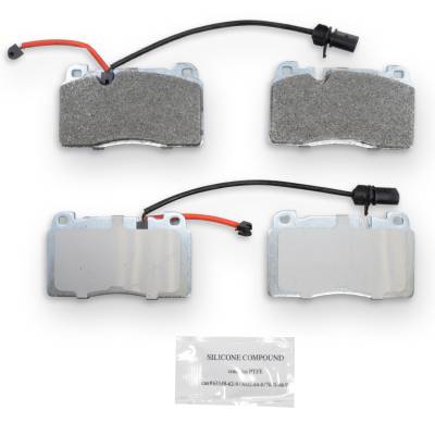 NRS Brakes - NRS Brakes NS1663 FRONT Disc Brake Pad Set for Audi Porsche 2.0/3.0/3.6