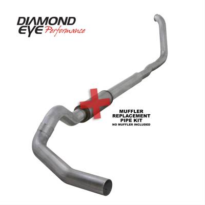 Diamond Eye Performance - Diamond Eye K5323A-RP 5" Alum Turbo Back Exhaust for 00-03.5 Ford F250/F350 7.3L