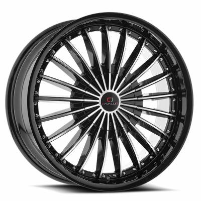Cavallo - Cavallo CLV-32188051143120+35BM CLV-32 Wheel 18x8 5x4.5/120 35mm Black/Machined