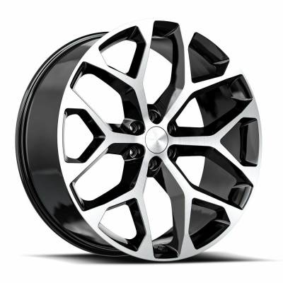 O.E. Revolution - O.E. Revolution G09-209BL24BM-I G09 Wheel 20x9 Blank 24mm Black/Machined