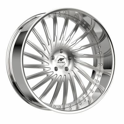 Amani - Amani Wheel CUL2210436L16R38BCX CULTURA 22x10 5x112/4.5 38mm Brushed/Chrome