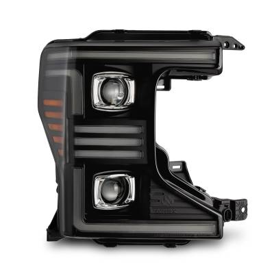 AlphaRex - AlphaRex 880344 Black Projector Headlights for 20-22 Ford Super Duty