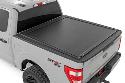 Rough Country Suspension Systems - Rough Country 51509550 Power Retracting Tonneau Cover for 15-26 Ford F150 5.5'