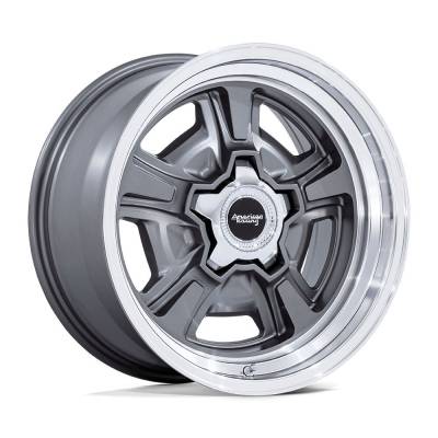 American Racing Vintage - American Racing Vintage VN517BD18800000 VN517 Marauder 18x8 BLANK 0mm Black