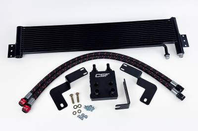 CSF Cooling - Racing & High Performance Division - CSF Cooling 8350 External Transmission Oil Cooler Kit for Ford Bronco 2.7L