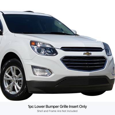 APS - APS Stainless Billet Bumper Grille Black 16-17 Chevrolet Equinox GR03FFC71J