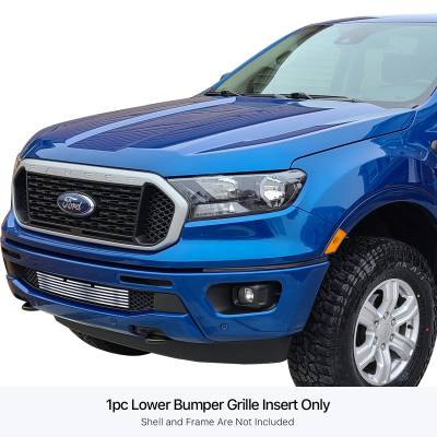 APS - APS Stainless Billet Bumper Grille Polish 19-23 Ford Ranger GR06FEA90S