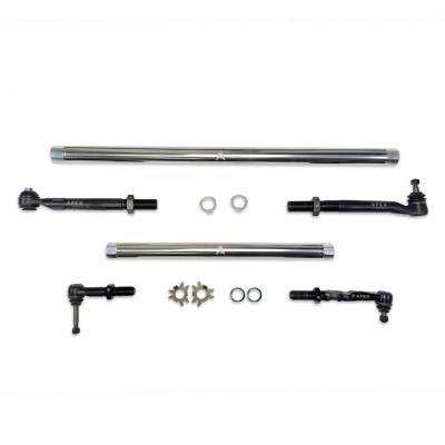 Apex Chassis - Apex Chassis KIT375-POL ProLock Polish Alum. Tie Rod/Drag Link 17-25 F250/F350