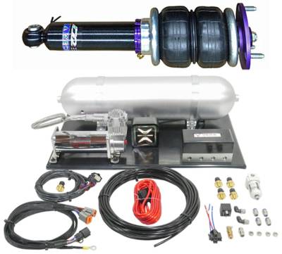 D2 Racing - D2 Racing AR-BM-12-2-ARAA Air Struts w/AccuAir e+ Connect for 06-10 BMW 5 Series