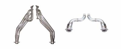 Pypes Performance Exhaust - Pypes HDR78SK-1 Long Tube Header Kit w/Catalytic Converters for 15-17 Mustang