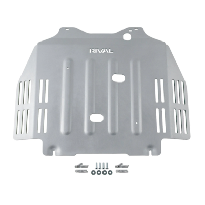 Rival - Rival 2333.9567.1.6 Aluminum Transmission Catalytic Converter Skid Plate