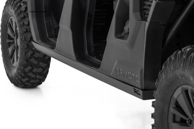 Rough Country Suspension Systems - Rough Country 93208 Rocker Guard Kit Black for Cfmoto Uforce U10 Pro