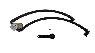 J&L Oil Separator Co - J&L Oil Separator Co 3126P-C Silver Oil Separator 3.0 PCV Side