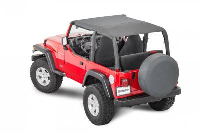 MasterTop - MasterTop 14300024 Mastertwill Bimini Top Plus for 04-06 Jeep Wrangler LJ Unlim.