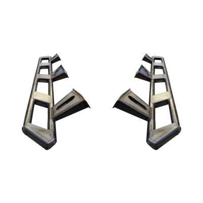 Motobilt - Motobilt MB1193 Frame Mounted Rocker Guards for 20+ Jeep JT Gladiator