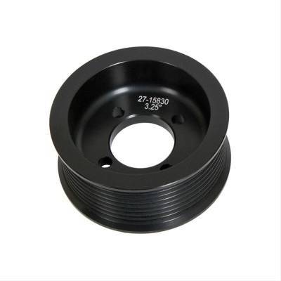 Edelbrock - Edelbrock 15873 3.25" 8-Rib E-Force S/C Pulley Black for Stage3 Pro Tuner System