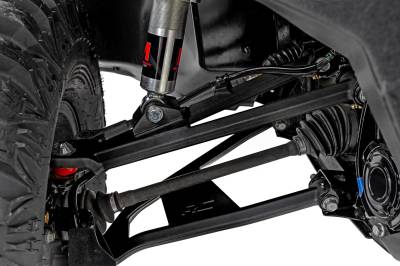 Rough Country Suspension Systems - Rough Country 2093BLK Alum Control Arms w/2" Forward Offset for Pioneer 1000-6