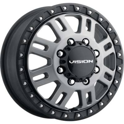 Vision Wheel - Vision Wheel 408 Manx 2 17x6.5 8x200 121mm Satin Gray 408A7680SGBLF