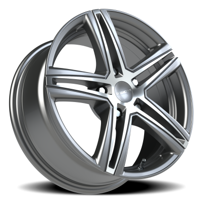 Vision Wheel - Vision Wheel 640 Nitrous 16x7 5x4.5 40mm Gunmetal/Machined 640-6765GMMF40