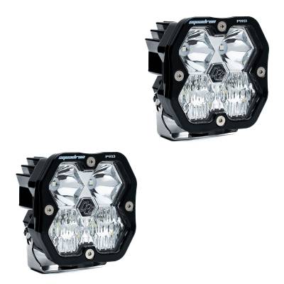 Baja Designs - Baja Designs 49-7803-2NH Squadron 2.0 Pro Black LED Auxiliary Light Pod Pair