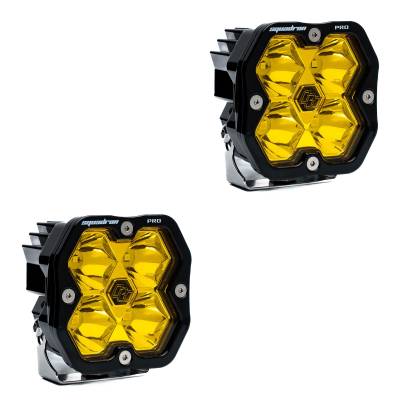 Baja Designs - Baja Designs 49-7811-2NH Squadron 2.0 Pro Black LED Auxiliary Light Pod Pair