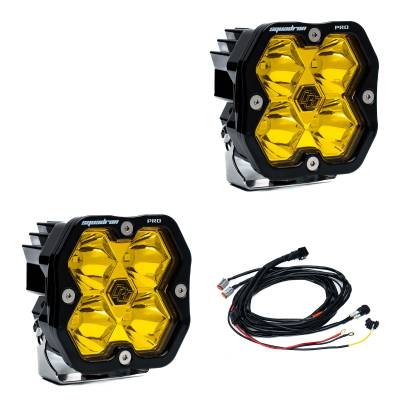 Baja Designs - Baja Designs 49-7811-2 Squadron 2.0 Pro Black LED Auxiliary Light Pod Pair