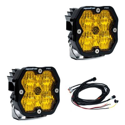 Baja Designs - Baja Designs 49-7815-2 Squadron 2.0 Pro Black LED Auxiliary Light Pod Pair