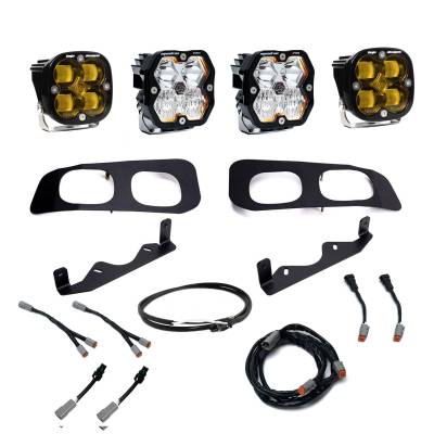 Baja Designs - Baja Designs 44-0034-UP Squadron 2.0 Pro/Squadron SAE Dual Fog Pocket Light Kit