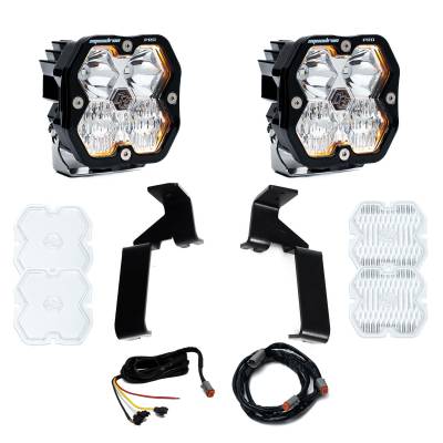 Baja Designs - Baja Designs 44-0021 Squadron 2.0 Pro A-Pillar Light Kit for 21-25 Ford Raptor