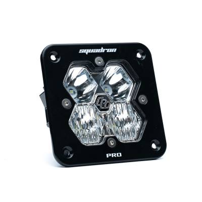 Baja Designs - Baja Designs 49-1003-2 Squadron 2.0 Pro Blk Flush Mount LED Auxiliary Light Pod