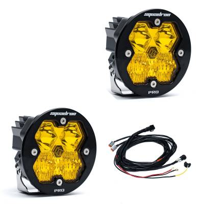Baja Designs - Baja Designs 59-7813-2 Squadron-R 2.0 Pro Black LED Auxiliary Light Pod Pair