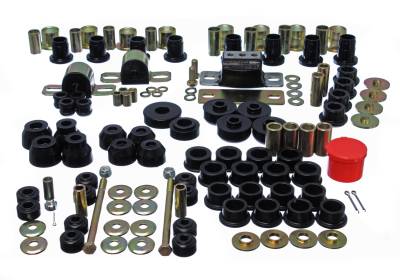 Energy Suspension - Energy Suspension 3.18123G Hyper-Flex Master Bushing Kit Black